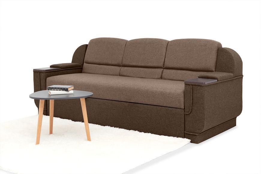 Диван Меркурій Делюкс (230 &times; 90 см, підсилений, бежевий з коричневим) IMI dmrccl-dx-sn-21-3 фото