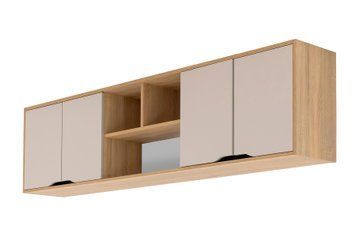 Полиця настінна CloudCrest-5 (дуб сонома і кашемір, 2036х302х510 мм) lplts-ttrs-db-snm-sr-stp фото