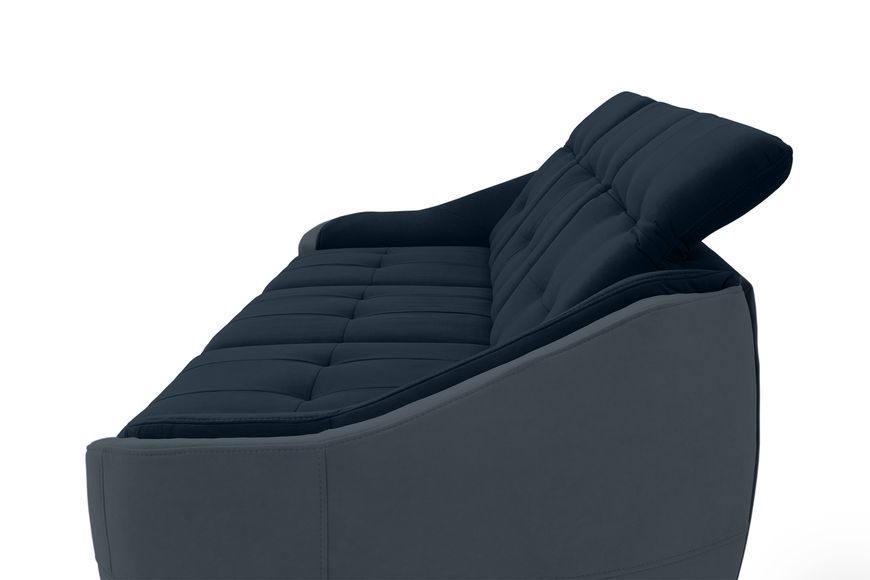 Комплект диван Спейс і крісло (синій з сизим) IMI Premium kmpl-dsps-kr-ll-88-98 фото