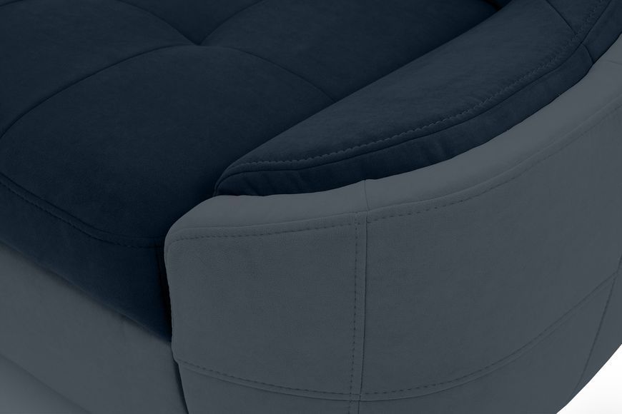 Комплект диван Спейс і крісло (синій з сизим) IMI Premium kmpl-dsps-kr-ll-88-98 фото