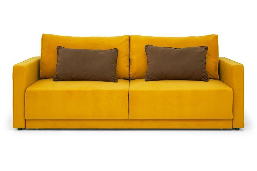 Диван Palermo (106 &times; 222 см, жовтий з коричневим) IMI Premium mpr-d-plrm-ll-45-12 фото