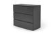 Комод SleekLine 3ШУХ (антрацит, 90x43x80 см) IMI lkmd-nrd-ntr фото