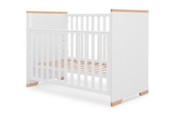 Ліжечко для немовлят Ранок-1 (68,4 &times; 122,9 см, біло-буковий) vr-ln-stl-bl-bk фото
