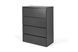 Комод SleekLine-1 4ШУХ (антрацит, 80x43x105 см) IMI lkmd-nrd1-ntr фото 1