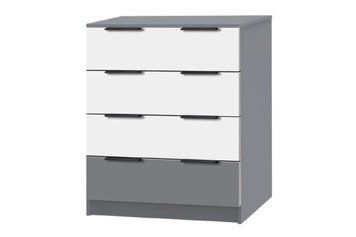 Комод Компакта-5 (80х38х88 см, сірий шифер + білий) md-kmd-cmft4b-sr-sh-bl фото