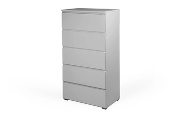 Комод SleekLine-2 5ШУХ (сіра мишка, 70x43x131 см) IMI lkmd-nrd2-sr-stp фото