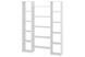 Полиця Lorvex (126,4 &times; 25 &times; 160 см, білий) ph-plc-12a-bl фото
