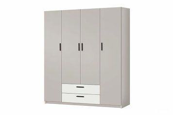 Шафа Форте-3 (160х49х206 см, кашемір + білий) md-sh-nd160-kshm-bl фото