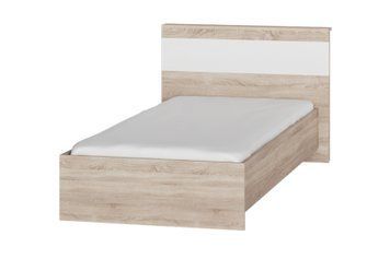 Ліжко Лавідо-4 (90 &times; 200 см, дуб сонома + білий) vrt-l-snt-90-db-snm-bl фото
