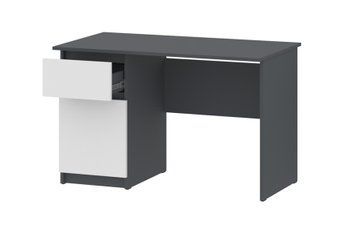 Стіл комп'ютерний Formo-2 (120х60х75 см, антрацит + білий) phtn-lvr-l-ns-ntc-bl фото