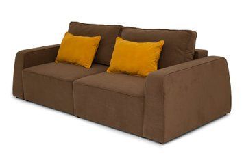 Диван Hill (117 &times; 252 см, коричневий з жовтий) IMI Premium mpr-d-hll-ll-12-45 фото