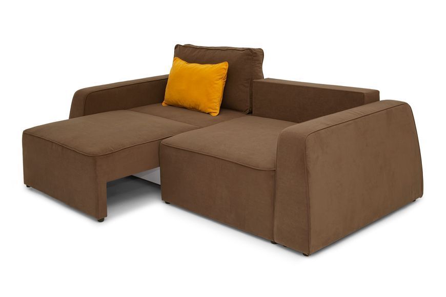 Диван Hill (117 &times; 252 см, коричневий з жовтий) IMI Premium mpr-d-hll-ll-12-45 фото