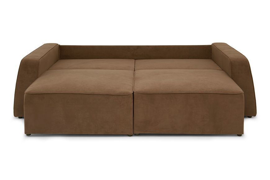 Диван Hill (117 &times; 252 см, коричневий з жовтий) IMI Premium mpr-d-hll-ll-12-45 фото