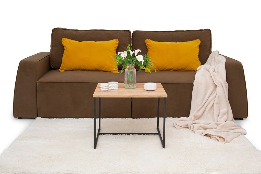 Диван Hill (117 &times; 252 см, коричневий з жовтий) IMI Premium mpr-d-hll-ll-12-45 фото