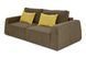 Диван Hill (117 &times; 252 см, темно-коричневий з жовтим) IMI Premium mpr-d-hll-smpl-46-15 фото