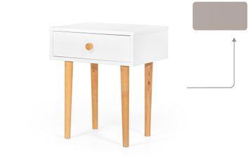 Тумба приліжкова UrbanOak-4 (сіра мишка, рівні ніжки, 45х33х54 см) IMI ltmb-hg4-rn-kshm фото