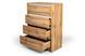 Комод SleekSpace-2 4ШУХ (дуб аппалачі і німфея альба, 80x43x111 см) IMI lkmd-brgm2-db-ppl-nmf-lb фото 3