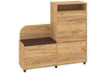 Тумба для взуття Feravon (118,4 &times; 35,6 &times; 114,5 см, тахо і коричневий) ph-tmb-vz-b5-th-krch фото