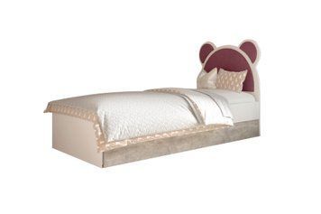Ліжко дитяче GlacierGlide (163 &times; 84 &times; 90,5 см, німфея альба і бетон стайл) lld-vdmd-nmf-lb-bt-sv фото