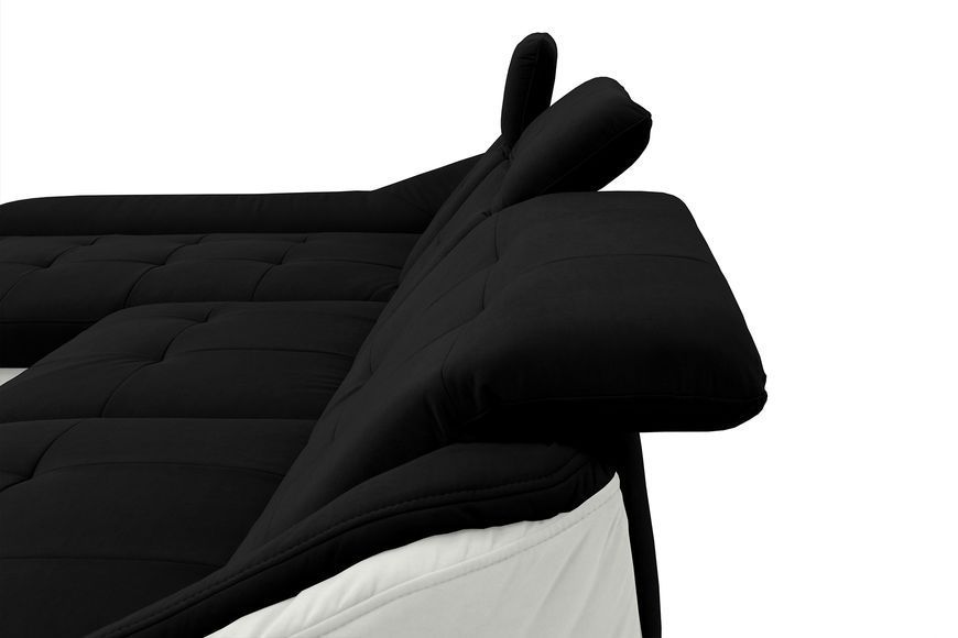 Кутовий диван Спейс XXL (375 &times; 310 см, чорний з молочним) IMI Premium kspsxxl-ll-99-1 фото