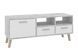 Тумба для TV Ivaron (120 &times; 40 &times; 46 см, бетон і білий) ph-tmb-tv-mrg-bt-bl фото