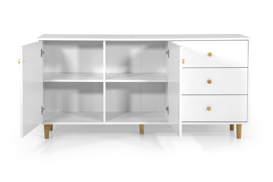 Комод UrbanOak-5 2ДВ 3ШУХ (німфея альба, 159x39x77 см) IMI lkmd-hg5-nmf-lb фото